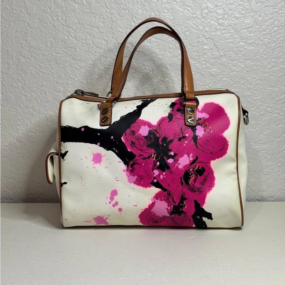 L.A.M.B. by Gwen Stefani Cherry Blossom Top Handle Satchel